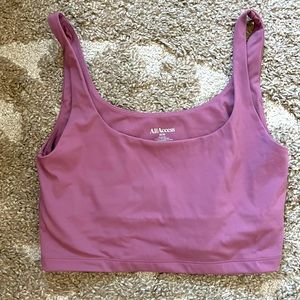 All access tempo crop tank